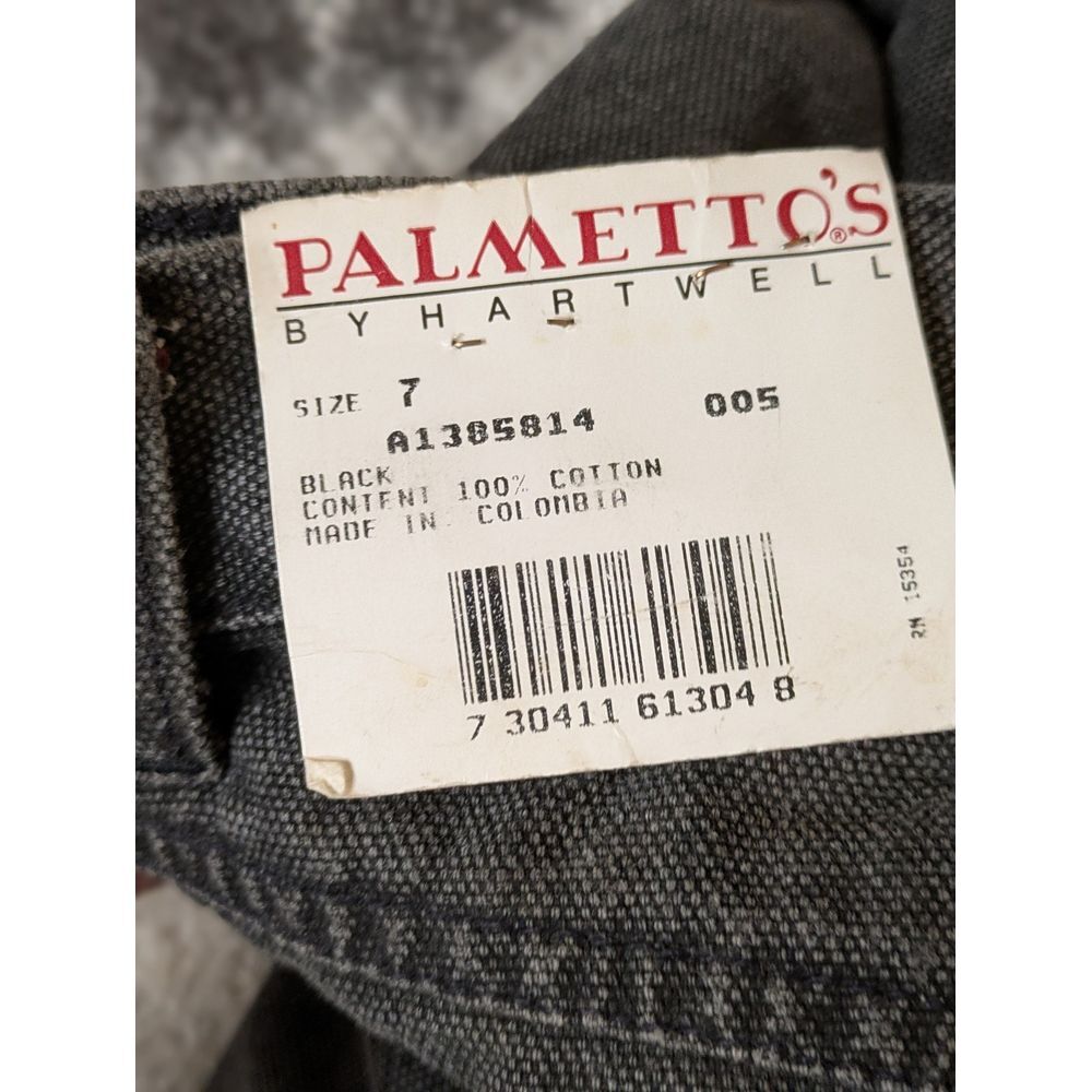Vintage Palmettos High Rise Black Mom‎ Jeans Sz 7 Zip 80s 90s - Picture 7 of 10